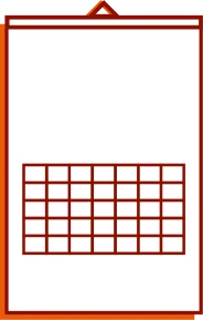 kalendarze listwowane