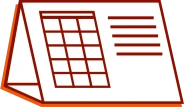 kalendarze piramidka z klejonym kalendarium (miesięczne)