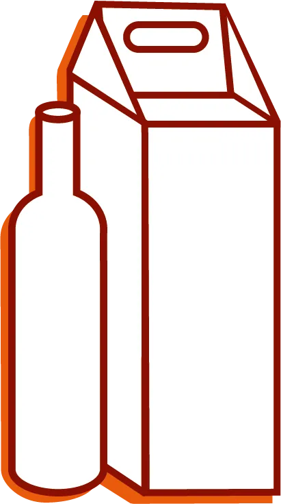 pudełka na wino druk online
